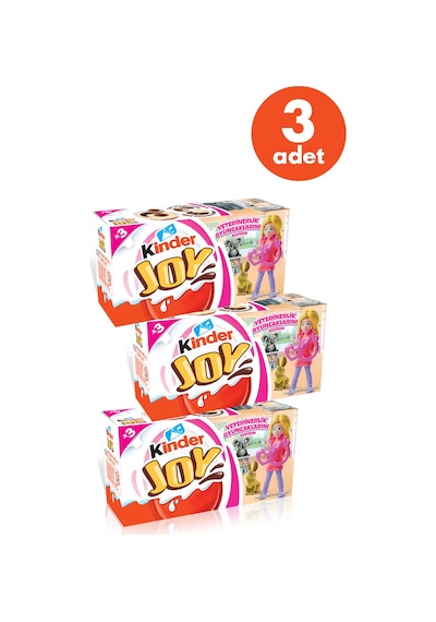 Joy Yumurta Çikolata Kızlar 20 Gr 3'lü - 3 Adet