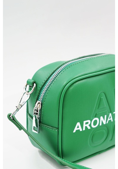 Hüvendo Küçük Boy Crossbody Çapraz Askılı Kadın Omuz Çantası Çimen Çimen