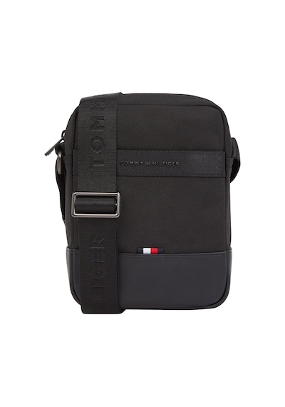 Tommy Hilfiger Th Nylon Erkek Siyah Travel Mini Reporter-8502 Siyah