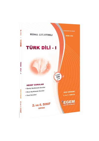 Aöf 2. Sınıf Türk Dili-ı Güz Konu Anlatımlı Soru Bankası