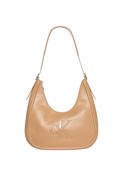 Calvin Klein Kadın Tannin Bold Crescent El Çantası-15992 Kahverengi