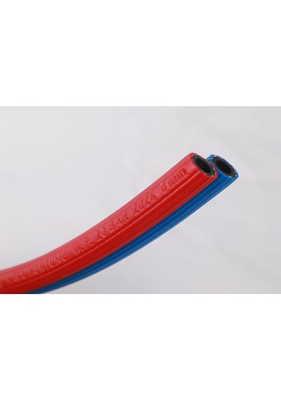 İkiz Kaynak Oksijen Asetilen Hortumu Pvc İç Çap 10 Mm - 10 Metre