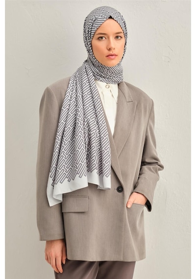 Armine Trend Defne Şal 3797 08 Açık mavi
