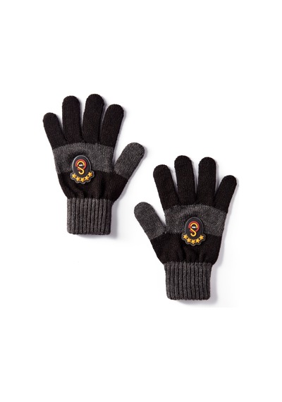 Gsstore Galatasaray Çocuk Eldiven C252199 Siyah - Gri