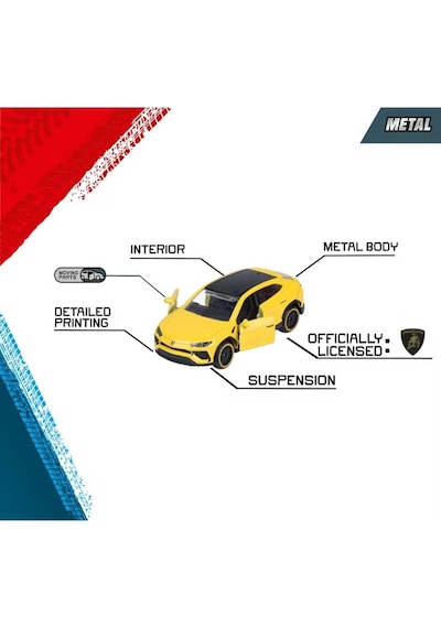 Majorette Lamborghini 5'li Araba Seti Çok Renkli