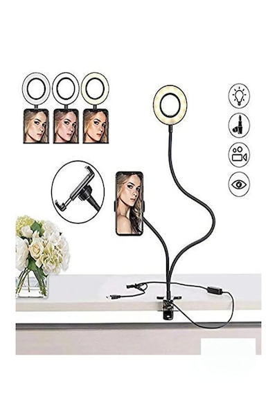 Led Ring Light Youtuber Light Stüdyo Işığı Akrobat Selfie Led Mas