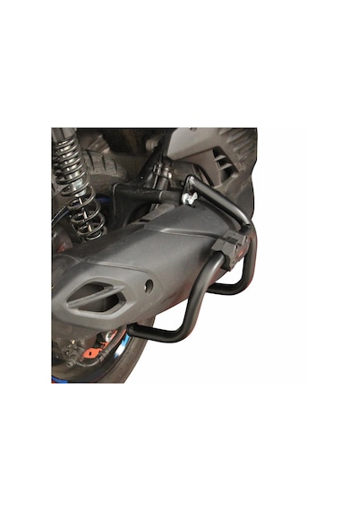 GP Kompozit Yamaha NMAX 125 / 155 2021-2025 Uyumlu Egzoz Koruma Demiri Siyah