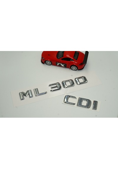 Benz ML 300 CDI Bagaj Krom Metal 3M 3D Yazı Logo