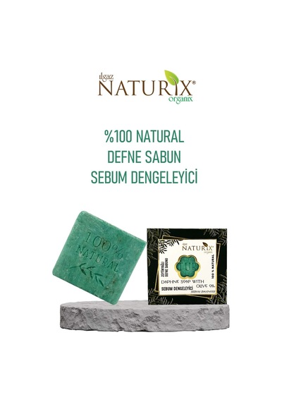 Naturix Natural Zeytinyağlı Defne Sabunu 125 G