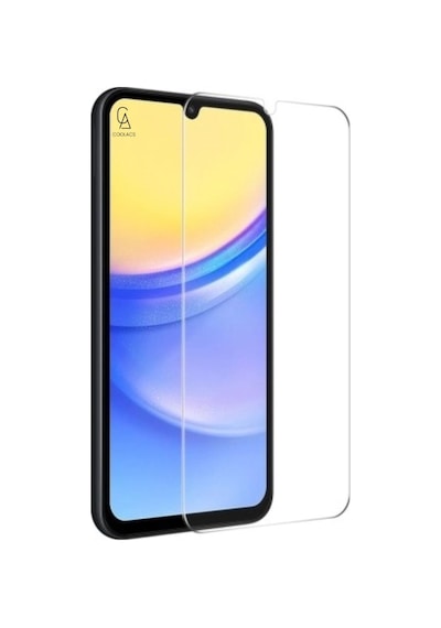 Samsung Galaxy A15 Uyumlu Köşe Dolgulu Anti Shock Telefon Kılıfı Ve Kırılmaz Cam Ekran Koruyucu
