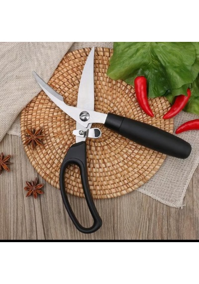 Mutfak Makası Çok Amaçlı Tavuk Kemik Makası, Paslanmaz Çelik Mutfak Makası