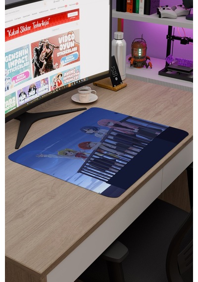 Bochi The Rock Anime V5 - 48x40 Xl Gaming Kauçuk Kaymaz Taban Mouse Pad Fare Altlığı