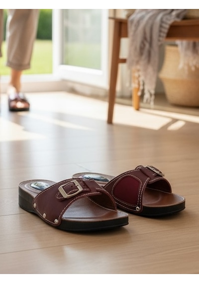 Hipokrat Hp450 Hakiki Deri Halluks Ve Jelli Topuk Dikeni Terliği Kemik Çıktısı Günlük Kadın Terlik Bordo Hipokrat Hp450 Hakiki Deri Halluks Ve Jelli Topuk Dikeni Terliği Kemik Çıktısı Günlük Kadın Terlik Bordo