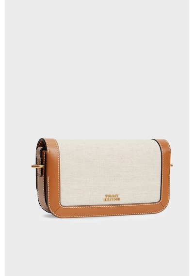 Tommy Hilfiger Logolu Çıkarılabilir Askılı Çanta Kadın Çanta Aw0aw18737 Gb8 Bej