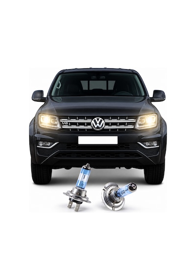 Vw Amarok Halojen Sarı Kısa Far Yedek Ampulü H7 Xtreme Vısıon %150 Xv 2 Adet