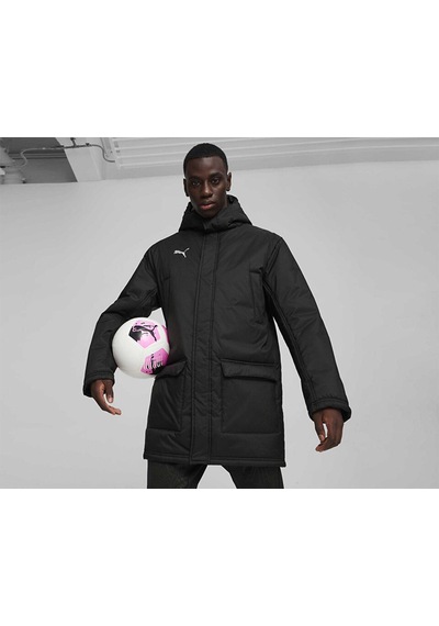 Puma Team Final Winter Jacket Erkek Futbol Antrenman Montu 65856903 Siyah 65856903 Siyah
