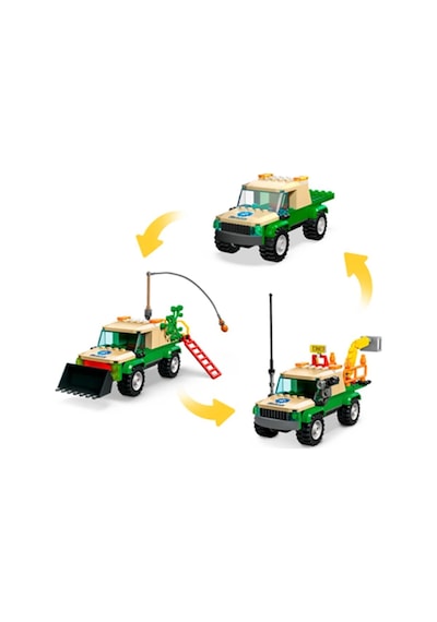 LEGO® City 60353 Vahşi Hayvan Kurtarma Görevleri 246 Parça