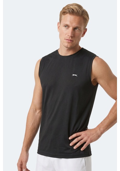 Slazenger Herofıt Erkek Kolsuz Siyah Atlet