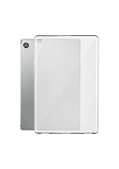 Uray Store Samsung Galaxy Uyumlu X200 Tab A8 10.5 Kılıf Tablet Şeffaf Silikon - Şeffaf Arka Kapak