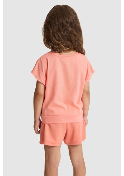 U.s. Polo Assn. Kız Çocuk Mercan Tişört 50325634-vr204 Coral