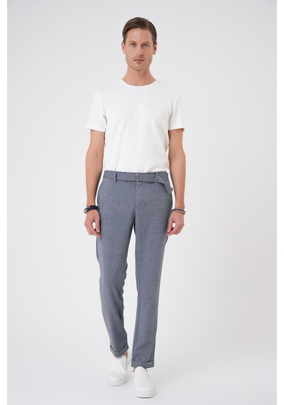 Efor Comfort Fit Belden Kumaş Kemerli Pamuk Koyu Gri Jogger Pantolon P 1154 K.Gri