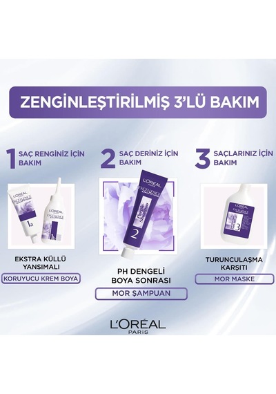 Loreal Excellence Cool Creme Saç Boyası 7.11 Ekstra Küllü Kumral (466392649)