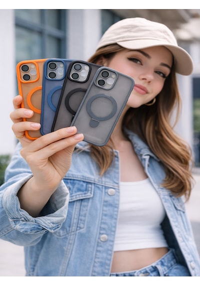 Mmc Trend Apple Uyumlu iPhone 13 Telefon Kılıfı Mavi