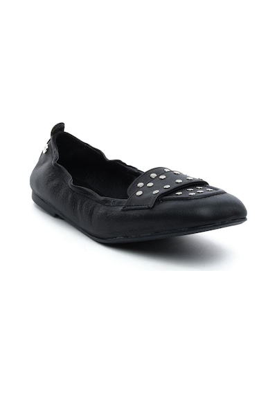 Greyder 34362 Siyah Hakiki Deri Kadın Loafer Ayakkabı Siyah