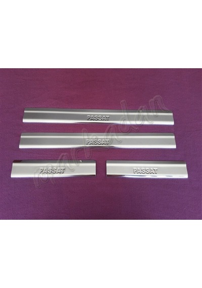Woc Chrome Vw Passat 3C Krom Kapı Eşiği 2005-2015 4 Parça  Paslanm
