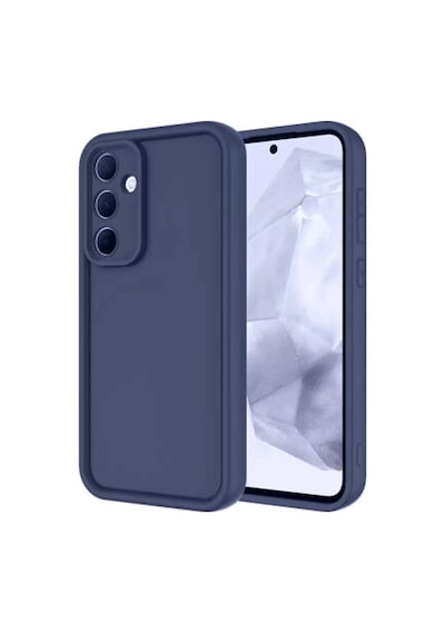 Newface Samsung Galaxy Uyumlu  A16 5g Kılıf Viera Silikon - Lacivert