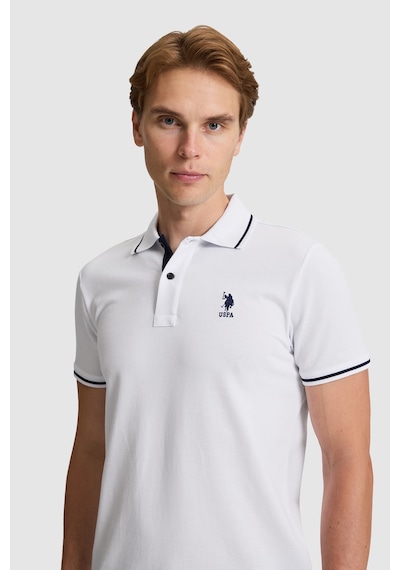 U.S. Polo Assn. U.s. Polo Assn. Erkek Beyaz Tişört Basic 50326975-vr013