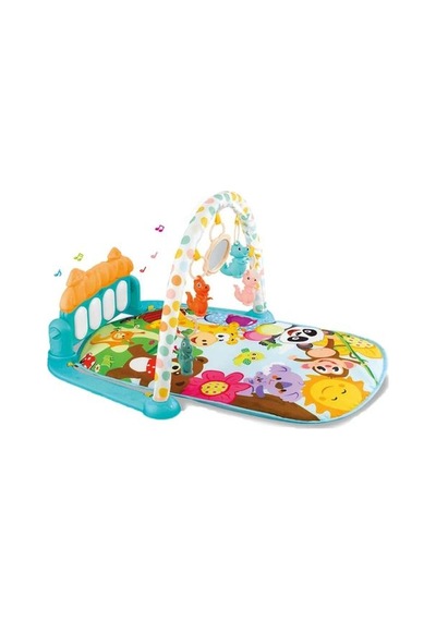 Learning Fun Jimnastik Merkezi Piyanolu Oyun Halısı Işıklı Müzikli Hayvanlar