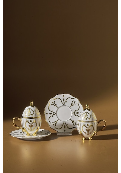 Karaca Faberge Egg 2 Kişilik Kahve Fincan Takımı 90 Ml Renkli