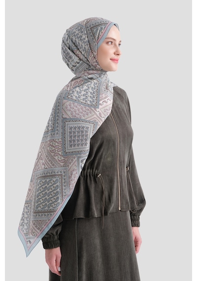 Armine Elegance Pamuk - İpek Şal As464 Mint Yeşili