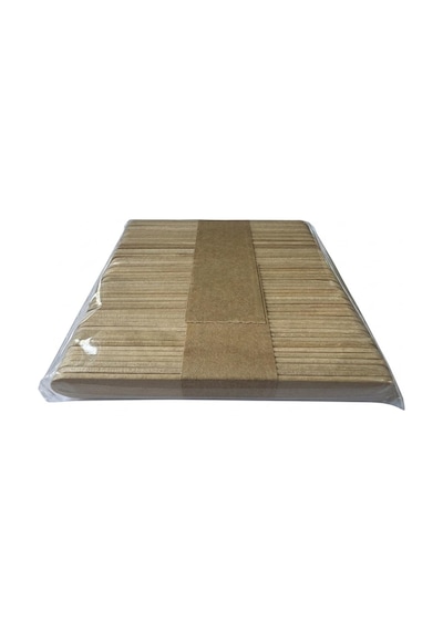 Küçük Dil Çubuğu Ahşap Maket Çubukları Dondurma Çubuğu - 1 X 9 Cm. - 240 Adet