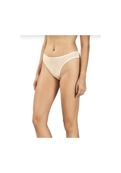 Jiber 655 Kadın Likralı Pamuklu Bikini Külot 12 Adet Ten