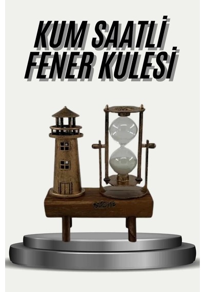 Cn Eyfel Kulesi Ve Deniz Feneri Dekoratif Masa Biblosu Hediyelik