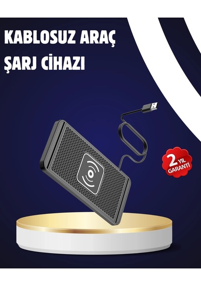 Buğz Kaymaz Manyetik Kablosuz Şarj Pedi Araç, Ofis Ve Ev Kullanımına Uygun