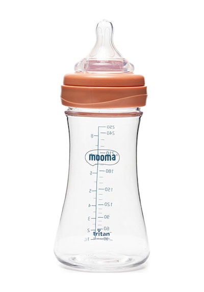Mooma Neutra Tritan Biberon 250 Ml 6-18 Ay Orta Akış Mercan Pembe