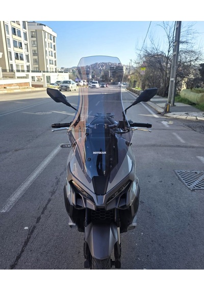Motocam Mondial Ressivo 250 Ön Cam 2023-2026 Model 75cm Füme Renkli 4mm Uzun