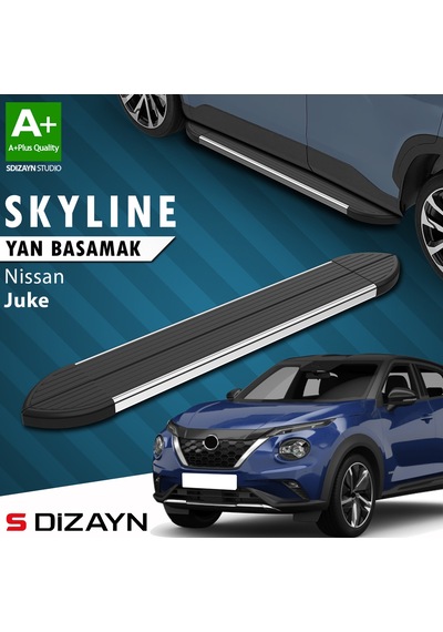 S-dizayn Nissan Juke 2 Skyline Krom Yan Basamak 173 Cm 2019 Üzeri A+ Kalite