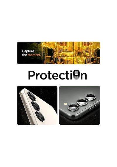 Galaxy S23 Plus / S23 İle Uyumlu Kamera Lens Camı Koruyucu Kolay Kurulum Glas.tr Ez Fit Optik Pro Glitter - Agl06109