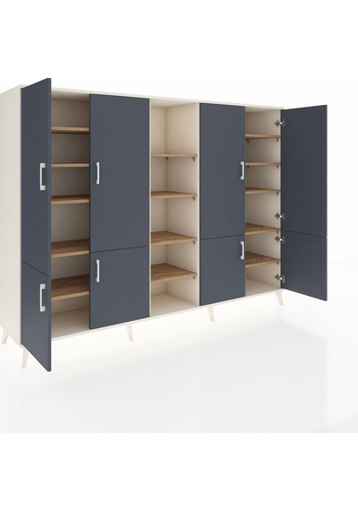 Hyperion Dolap 14 Raflı 8 Kapaklı 220x44x163 Aytaşı-antrasit/çam Antrasıt/atlas Çam - Aytası Hyperion Dolap 14 Raflı 8 Kapaklı 220x44x163 Aytaşı-antrasit/çam Antrasıt/atlas Çam - Aytası