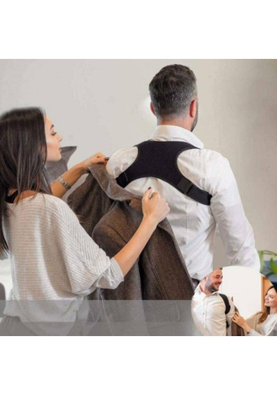 Minimal Dik Duruş Korsesi Dik Düz Doğru Durmak İçin Kadın Erkek Kamburluk İçin Korse Kıyafet Altından Belli Olmayan Aparat