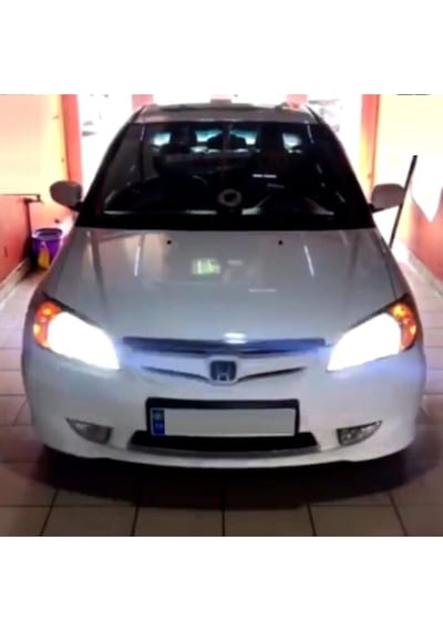 Megamarket06 Honda Cıvıc Es7 Led Xenon Şimşek Uzun Far Ampulü Hb3 Zero