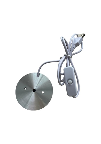 Dc 5v Alüminyum Kasalı Usb Anahtarlı Kablolu Led Kit 60 8mm Beyaz