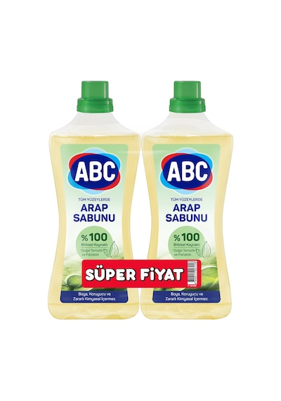 ABC Tüm Yüzeylerde Sıvı Arap Sabunu 2 x 900 ML