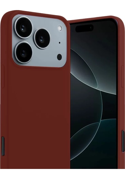 Newface Apple İphone 17 Pro First Silikon - Bordo