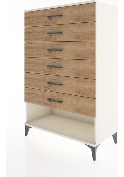 Hyperion Dolap 6 Çekmeceli 88x44x134 Aytaşı-çam Aytaşı