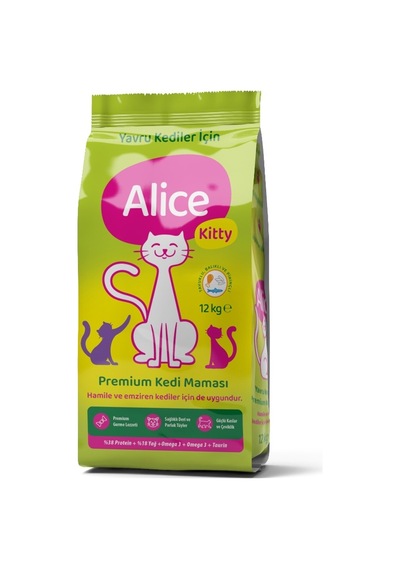 Alice Kitty Premium Yavru Kedi Maması 12 KG